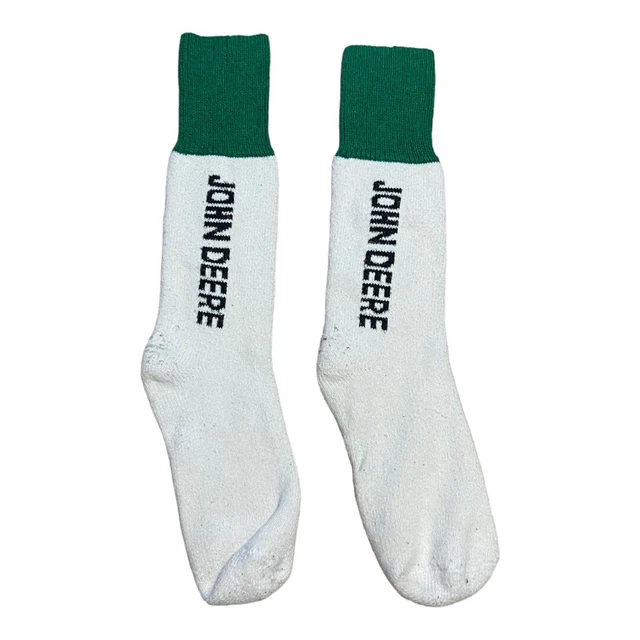 Vintage 1970's  Mens John Deere Thick Winter Socks