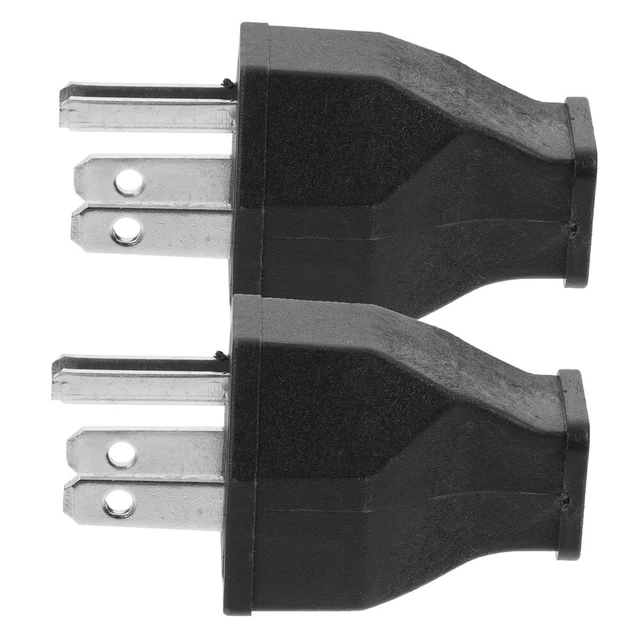 2 Pcs Amerikanischer Standardstecker Abs Enden Des Verlängerungskabels