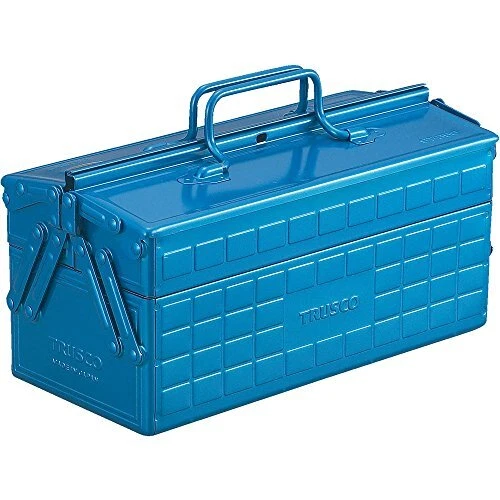 TRUSCO Two Stage Tool Box 350X160X215 BLUE ST-350-B from Japan