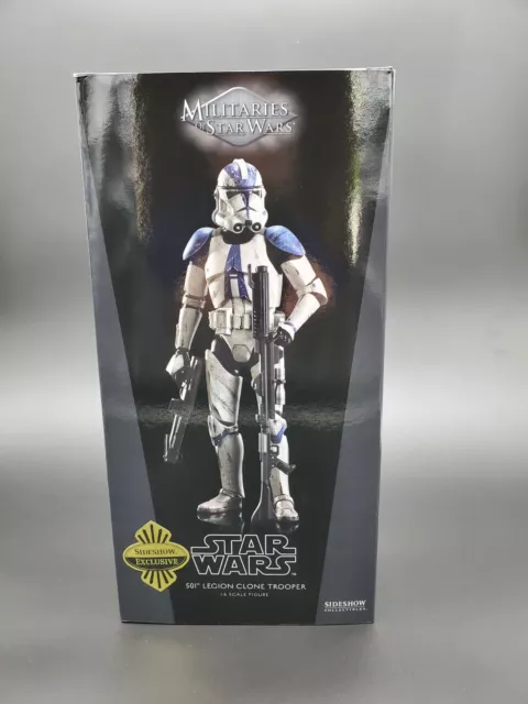 Sideshow Star Wars 501st Legion Clone Trooper Exclusive  1:6 Scale 12" Brand New