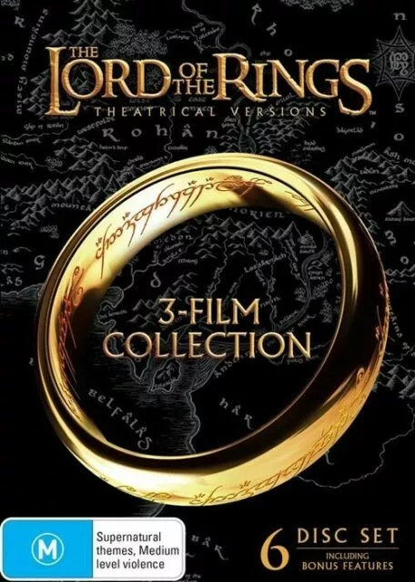 The Lord Of The Rings Trilogy DVD 3 Movie Collection DVD : NEW