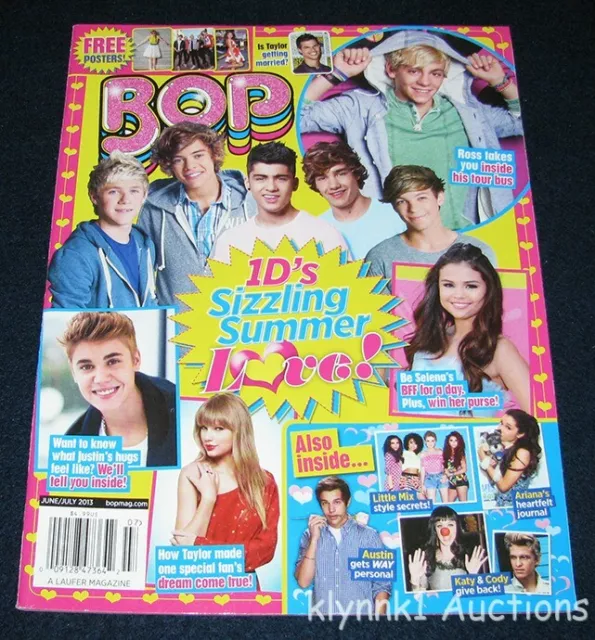 BOP Magazine June July 2013 One Direction Justin Bieber Selena