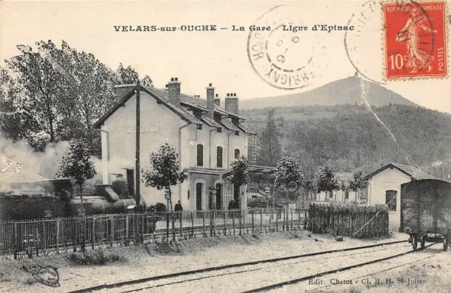 VELARS-sur-OUCHE - la gare - Ligne d'Epinac