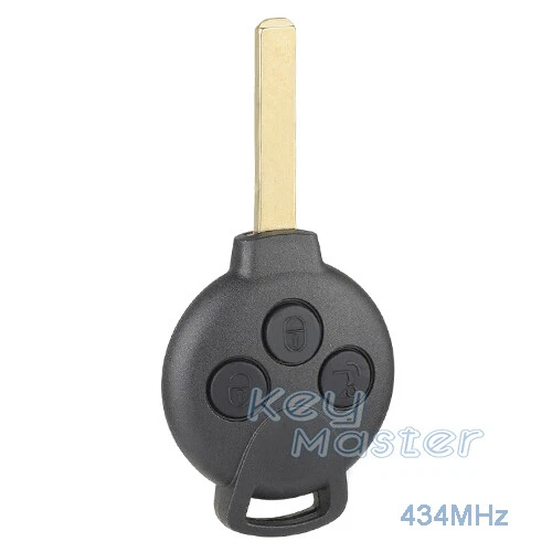 for Mercedes Benz Smart 451 ForTwo 2006-2014 434MHz 7941 Chip Remote Key Fob