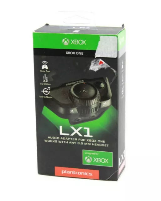 Plantronics LX1 Audio Stereo Headset Adapter for Xbox One Controller - In Box