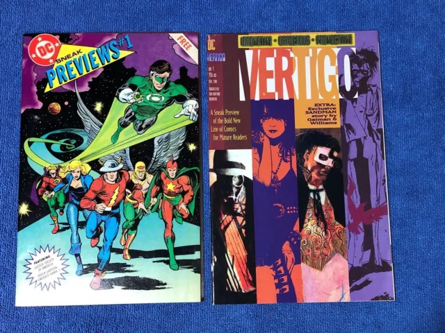 DC Sneak Preview (1991) & Vertigo Preview DC 1992 Issue #1