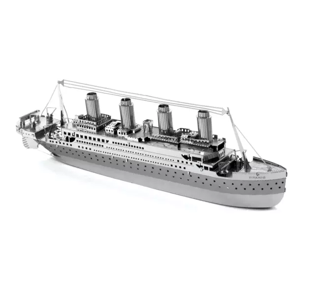 Rompecabezas de metal 3D Metal Earth Fascinations Titanic Ship