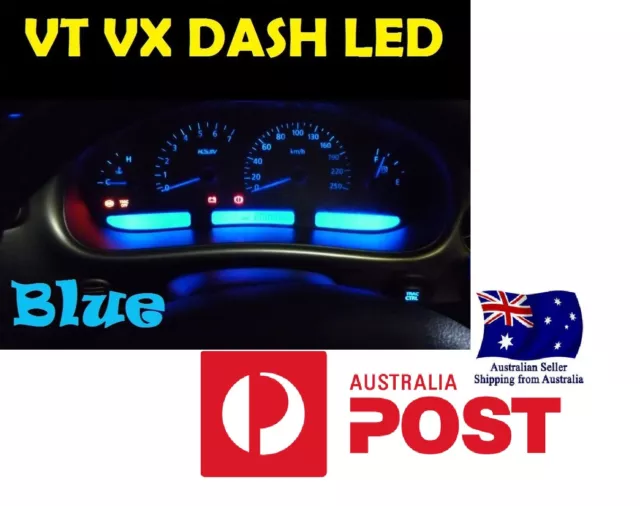 VT VX DIY Commodore Bright Blue LED Dash LED Lights Bulbs Berlina Calais