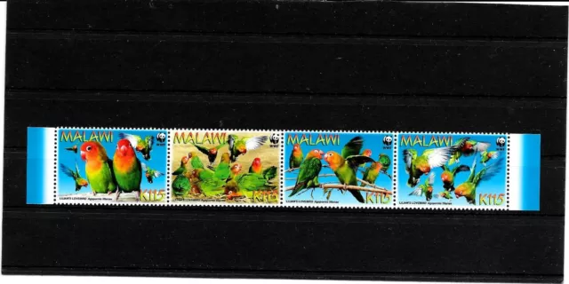 Briefmarken -Malawi-Vogel-Satz