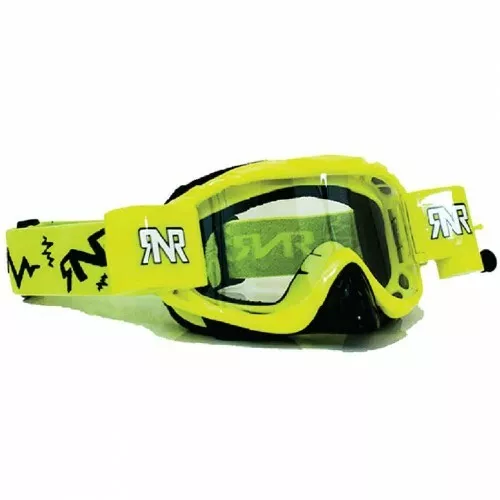 RIP N ROLL HYBRID FULLY LOADED GOGGLES MOTOCROSS MX ENDURO RnR NEW NEON Yellow