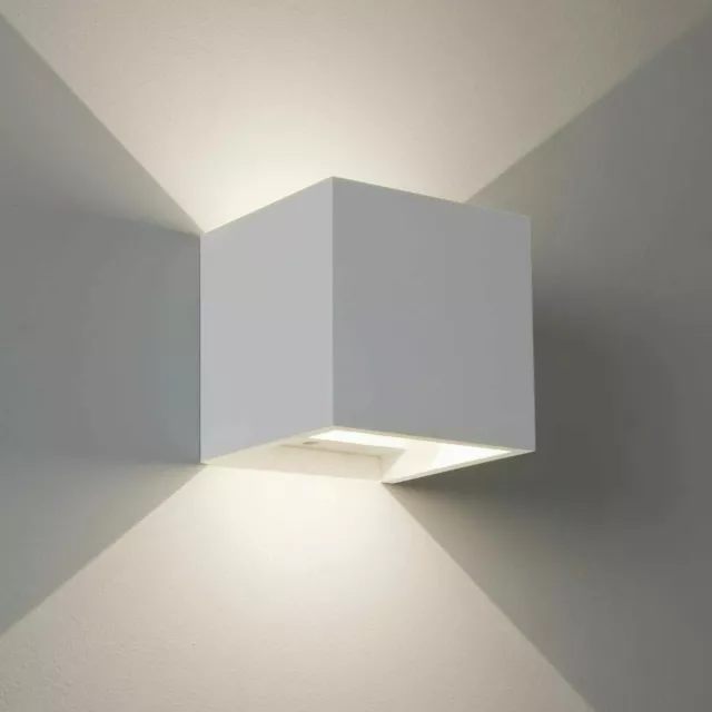 Applique Cubo Led 6W Faro Faretto Lampada da Parete per Muro con doppia luce