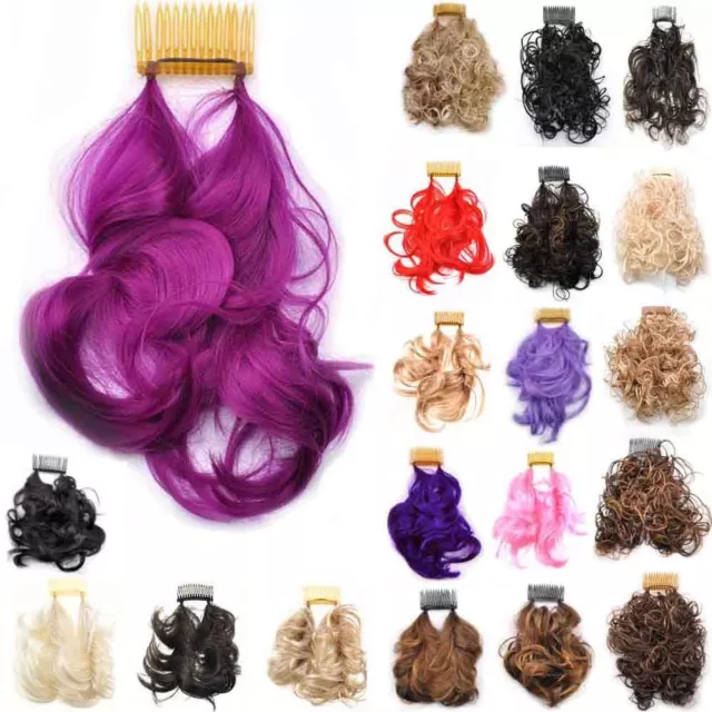 Invisible comb with wire Hair extensions, hair piece wire in various styles 2