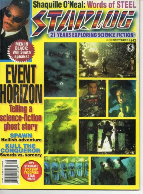 Starlog Issue #242, Sci-Fi Sep 1997, Men In Black Spawn Event Horizon Will Smith