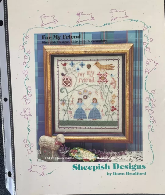 Sheepish Designs - For My Friend - Thirty-ninth exemplary Cross Stitch Chart
