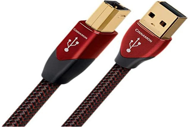 AudioQuest 1.5m Cinnamon USB A-B - USB Cables (USB A, USB B, Male/Male, Gold,...