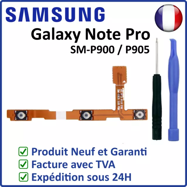 Nappe Flex Des Boutons Power Volume Du Samsung Galaxy Note Pro 12.2 Sm-P900 P905