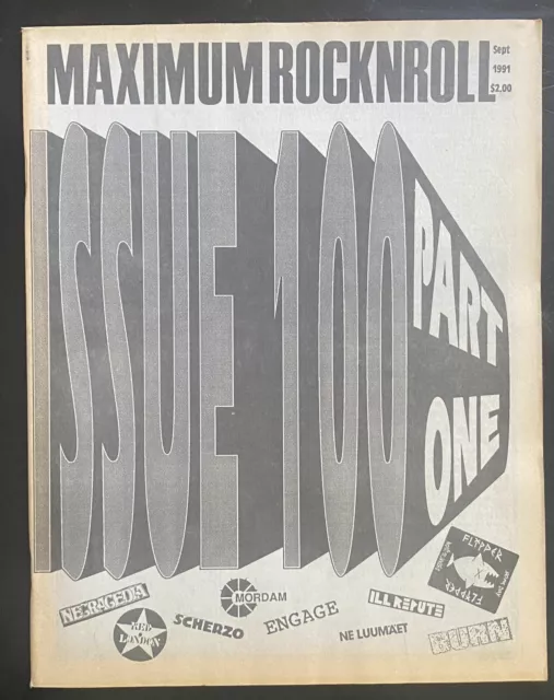 PUNK ROCK MAGAZINE MAXIMUM ROCK N ROLL #115 December 1992. Undead, Gits,  Smut. $20.00 - PicClick AU