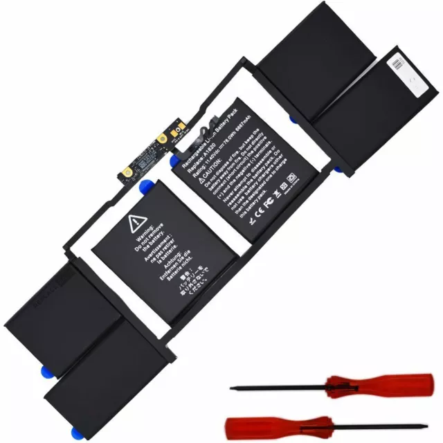 For Apple MacBook Pro 15 TouchBar A1707 2016 2017 Battery A1820 Notebook