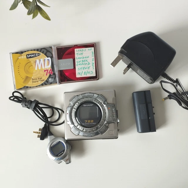 RARE] SHARP MD-ST601-A MD Walkman MiniDisc Player, NM | Canada