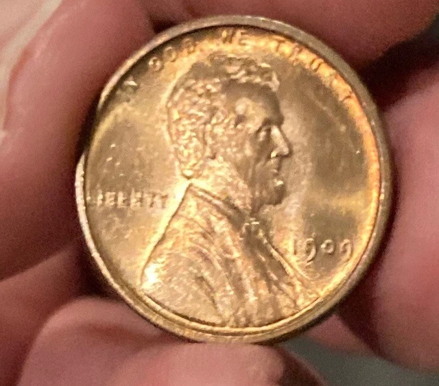 1909 VDB Lincoln Wheat Penny Cent - Gem BU+++ (RED) - Better Date! 2