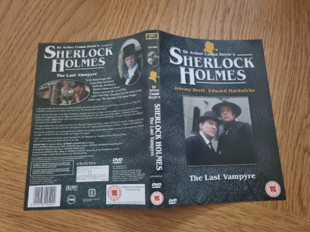 Jeremy Brett: Sherlock Holmes: The Last Vampyre (DVD & cover)