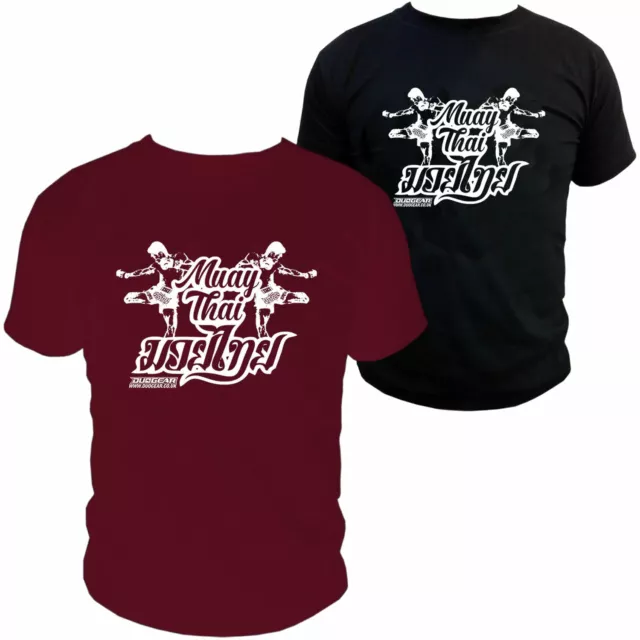 T2 MUAY THAI BOXING KICKBOXING CASUAL TRAINING T-SHIRT (Teens - Adults) (S-XL)