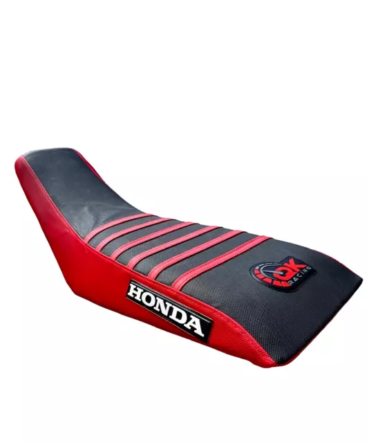 Honda Trx 400Ex Multi Grip Seat Cover 1999 2007 Black Sides Red Top Red Honda