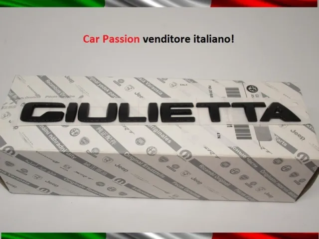 Scritta Stemma Alfa Romeo Giulietta 2016 Nera Originale Posteriore Logo Sigla