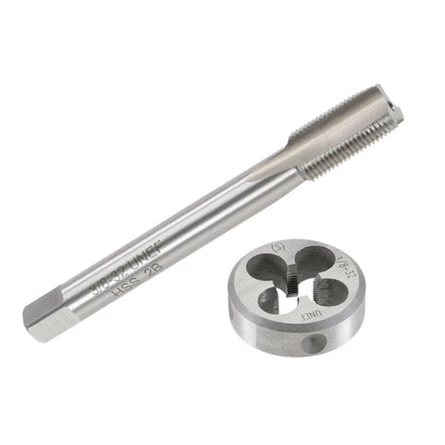 Tap Tap And Die 2pcs 3/8"-32 UNEF High Speed Steel Practical Brand New