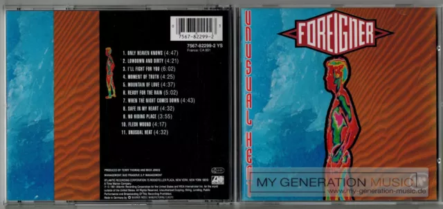 Foreigner   - Unusual Heat (Cd - 1991)