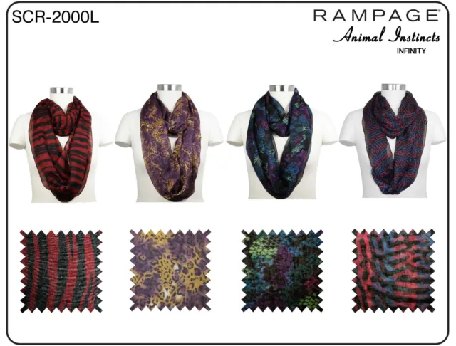 Rampage Animale Instincts Infinity Sciarpa Taglia Unica - SCR-2000L