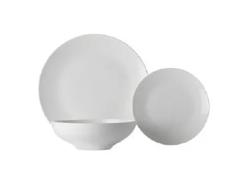 Maxwell & Williams White Basics Tribeca Coupe 12 Piece Dinner Set RRP $99.95