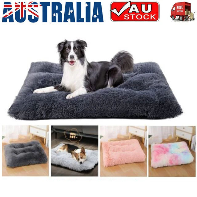 S-2XL Anti Anxiety Comfy Calming Large Dog Cat Beds Pet Puppy Plush Cushion Mat