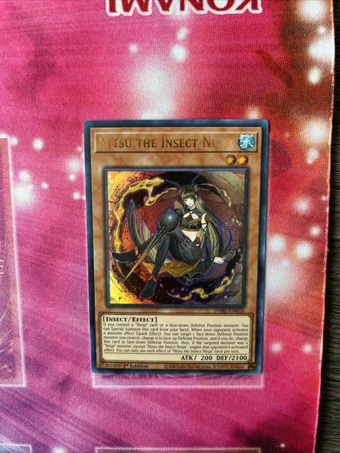 Yu-Gi-Oh! TCG Mitsu the Insect Ninja Darkwing Blast DABL-EN016 1st Edition Ultra