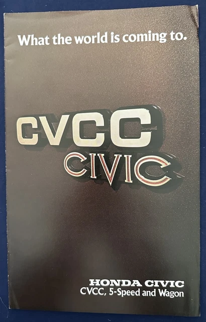1976 HONDA CIVIC CVCC sales brochure $6.87 - PicClick CA