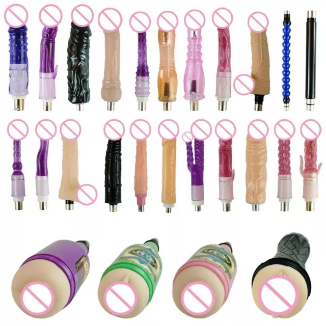 Lot-Types-Traditional-Sex-Machine-A2-/-F2-Attachment-3XLR-Attachment--Dildo-