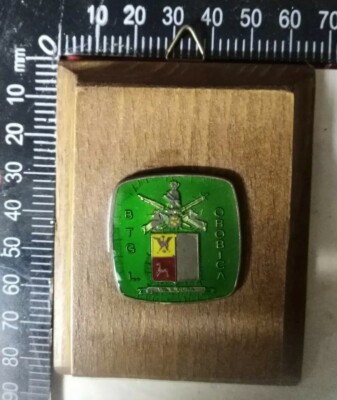 CREST BATTAGLIONE LOGISTICO OROBICA SPILLA PULCE PINS RARITÀ!!! 