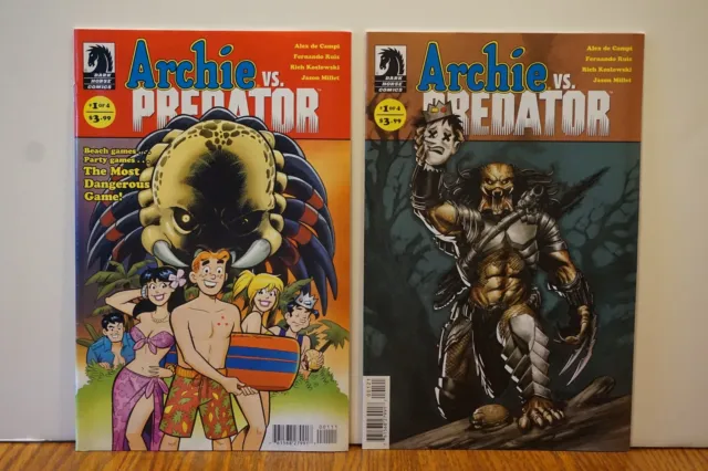 ARCHIE vs PREDATOR # 1 Comic VARIANT Cover A & B~ BLOODY! Riverdale Veronica