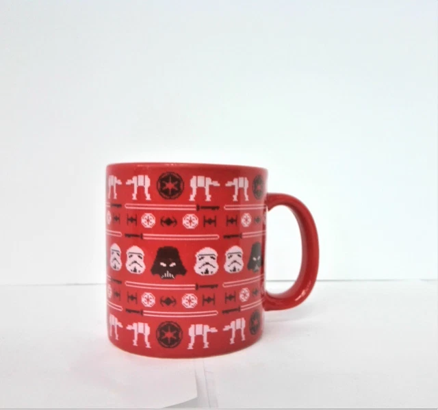 Star Wars Lucas Film Red Dark Side Darth Vader Ugly Weater Mug