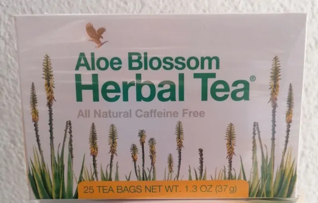 Aloe Blossom Herbal Tea® 25 Filterbeutel-Aloe Vera Blüten+Zimt+Nelken+Ingwer+Fen