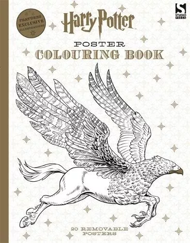 Harry Potter Poster Colouring Book by Warner Brothers Book The Cheap Fast Free