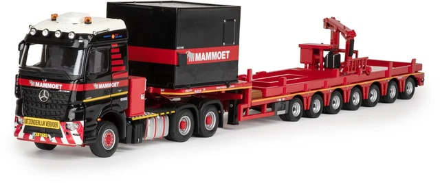 IMC Models Mercedes Arocs 1/50 Avec Plateau Et Container Aertssen