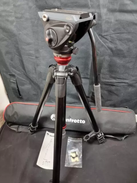 Manfrotto Mdeve Aluminum Video Tripod 755Xb + Tripod Bag