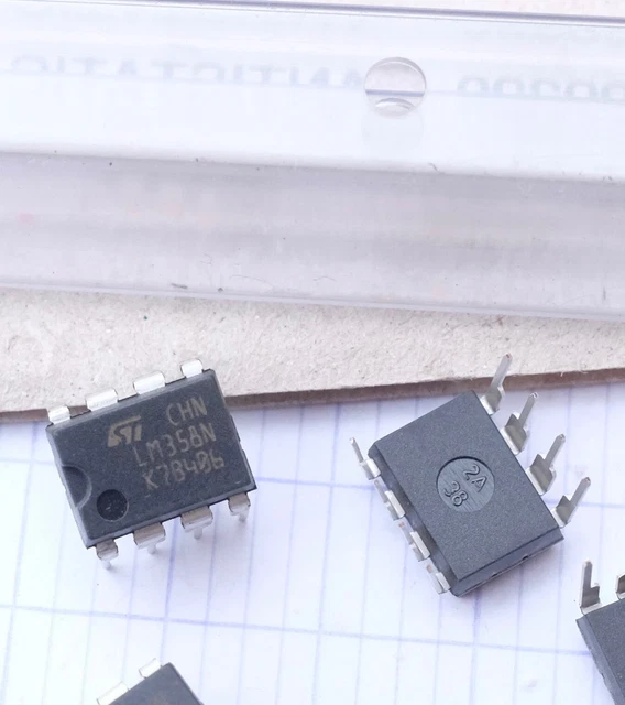 5x Circuito Integrato RCA CA3140E DIP8 - Lot-to Di 5 Pezzi, Nuovi
