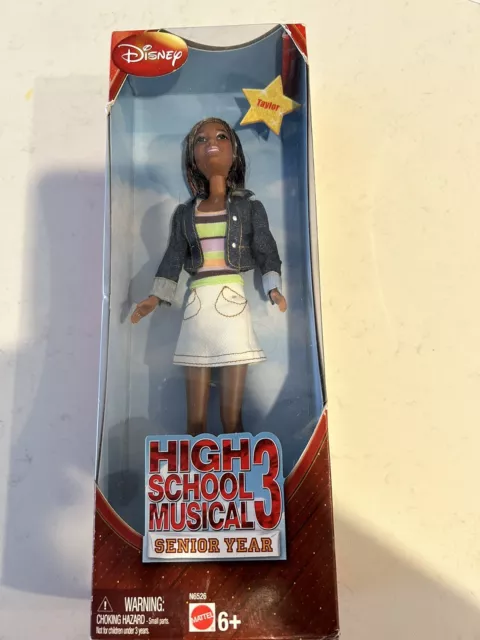 Disney High School Musical 3 Senior Year Taylor Doll 2008 in Original Box NIB