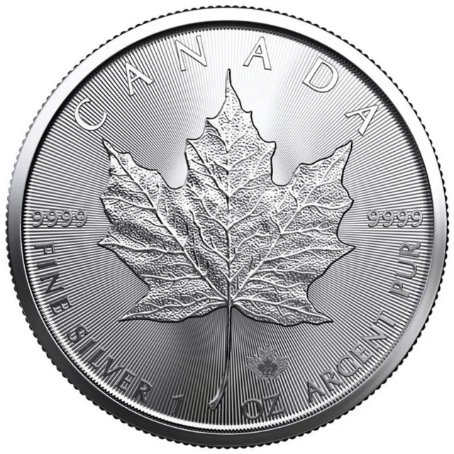 Lot of 3-2022Canadian Maple Leaf Fine Silver 1 oz.9999BU-In Stock-3PC