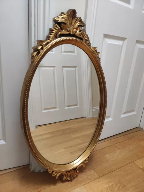 Masters Ramaffar Vintage Hanging Mirror Gold Ornate Wall Mirror