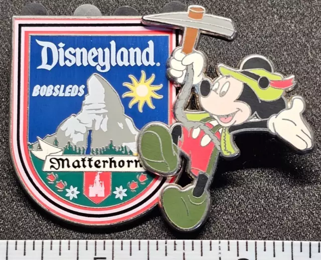2012 Disney Parks Disneyland Resort Matterhorn Bobsleds With Mickey Mouse Pin