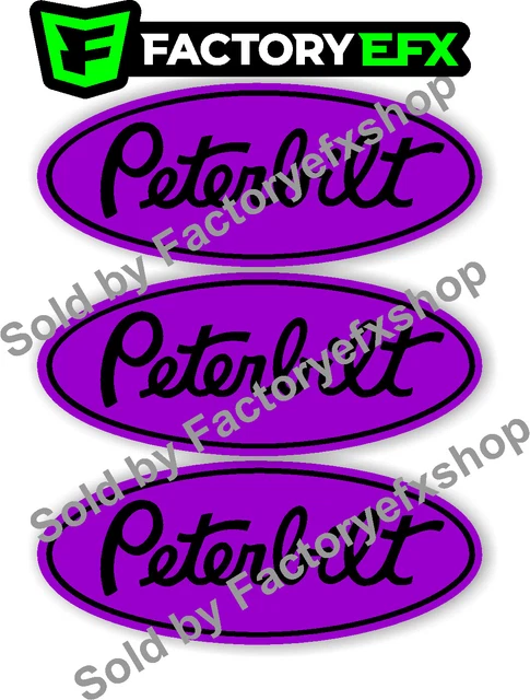 Peterbilt GRILL Decal RED 1999 2000 04 FORD F250 350 450 550 Super Duty Emblem E - Foto 9