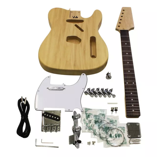 HOSCO DIY TC Style Electric Guitar Kit with Maple Neck ER-KIT-ST Telecaster